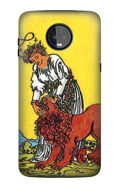 S3458 Strength Tarot Card Case For Motorola Moto Z3, Z3 Play