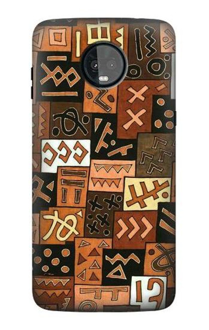 S3460 Mali Art Pattern Case For Motorola Moto Z3, Z3 Play