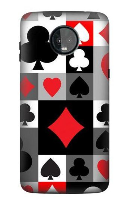 S3463 Poker Card Suit Case For Motorola Moto Z3, Z3 Play