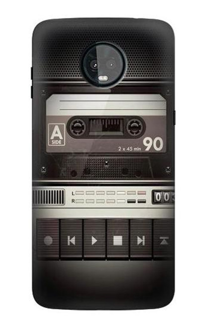 S3501 Vintage Cassette Player Case For Motorola Moto Z3, Z3 Play
