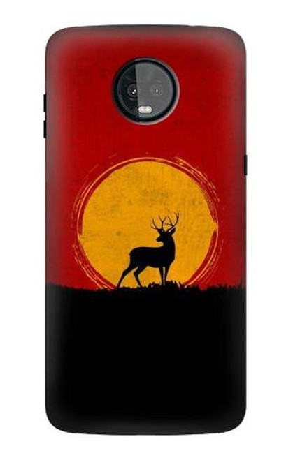 S3513 Deer Sunset Case For Motorola Moto Z3, Z3 Play