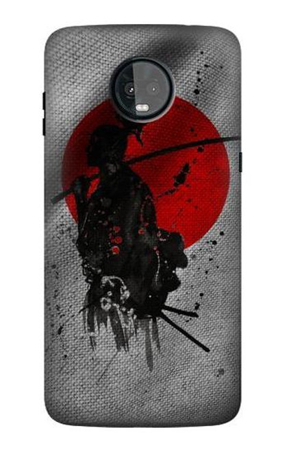 S3517 Japan Flag Samurai Case For Motorola Moto Z3, Z3 Play