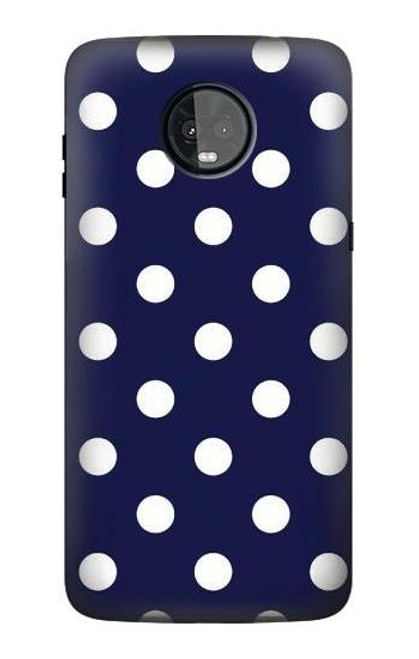 S3533 Blue Polka Dot Case For Motorola Moto Z3, Z3 Play