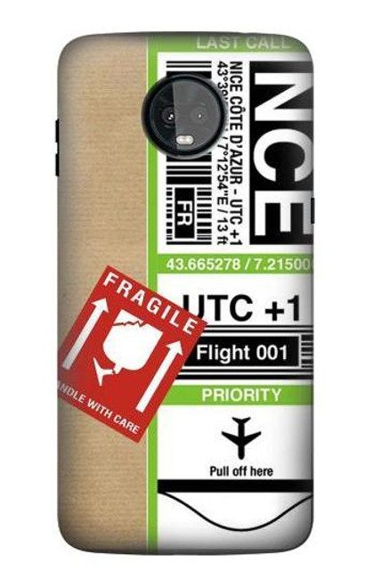 S3543 Luggage Tag Art Case For Motorola Moto Z3, Z3 Play