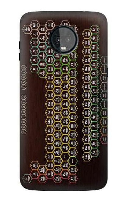 S3544 Neon Honeycomb Periodic Table Case For Motorola Moto Z3, Z3 Play