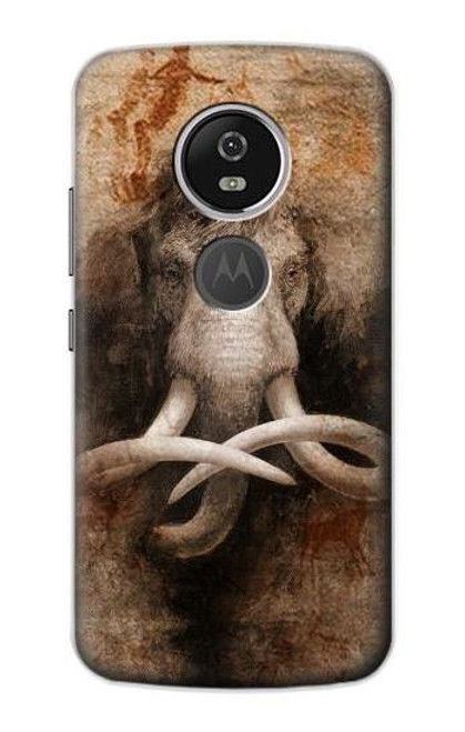 S3427 Mammoth Ancient Cave Art Case For Motorola Moto E5 Plus