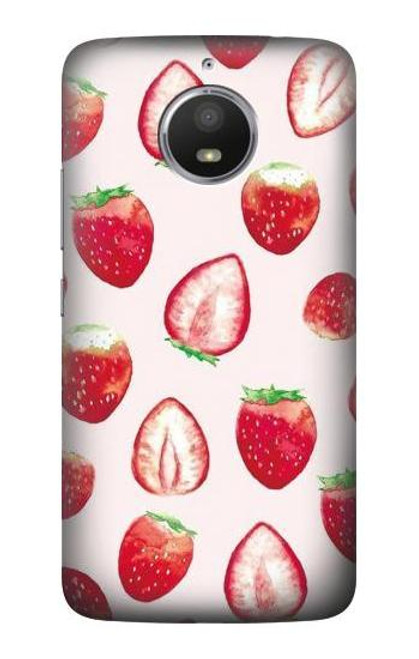 S3481 Strawberry Case For Motorola Moto E4 Plus