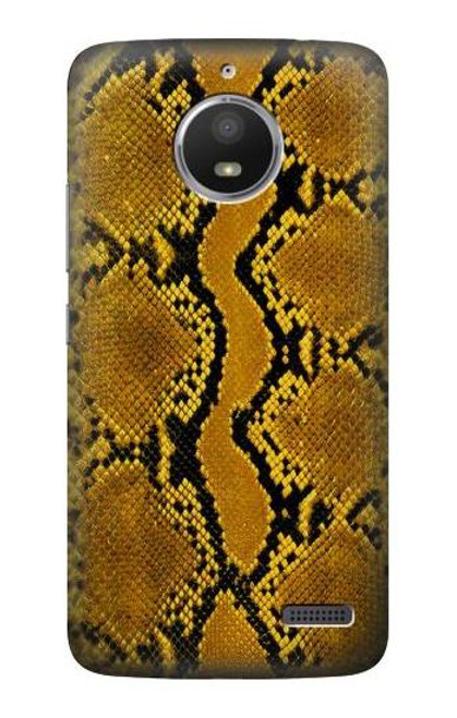 S3365 Yellow Python Skin Graphic Print Case For Motorola Moto E4