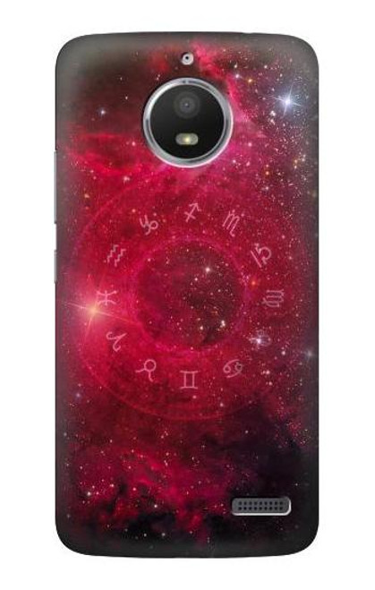 S3368 Zodiac Red Galaxy Case For Motorola Moto E4