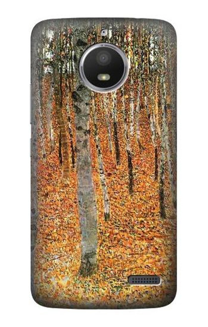 S3380 Gustav Klimt Birch Forest Case For Motorola Moto E4