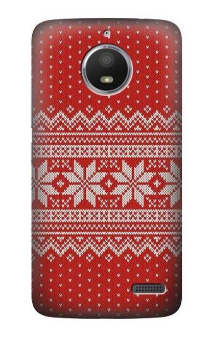 S3384 Winter Seamless Knitting Pattern Case For Motorola Moto E4