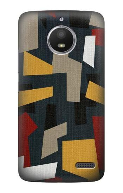 S3386 Abstract Fabric Texture Case For Motorola Moto E4