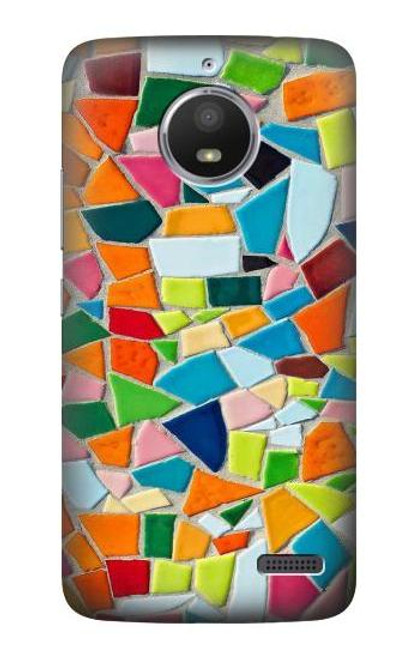 S3391 Abstract Art Mosaic Tiles Graphic Case For Motorola Moto E4