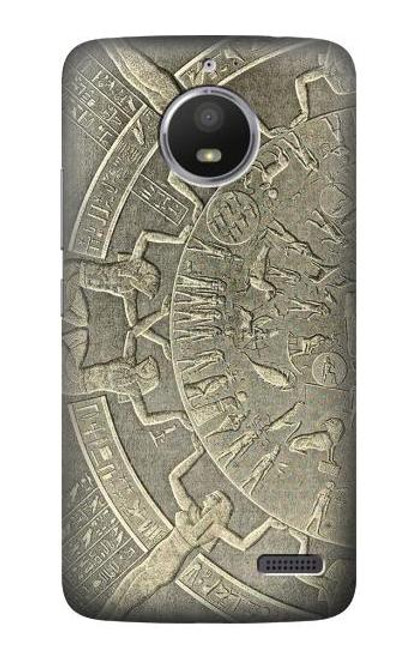 S3396 Dendera Zodiac Ancient Egypt Case For Motorola Moto E4