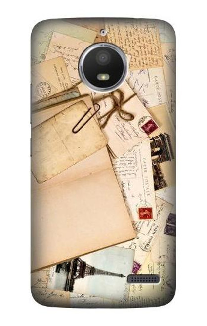 S3397 Postcards Memories Case For Motorola Moto E4