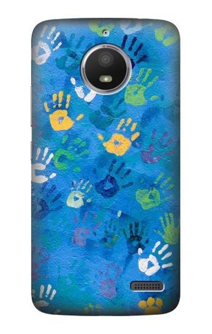 S3403 Hand Print Case For Motorola Moto E4