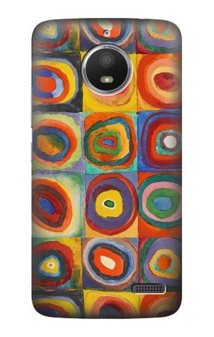 S3409 Squares Concentric Circles Case For Motorola Moto E4