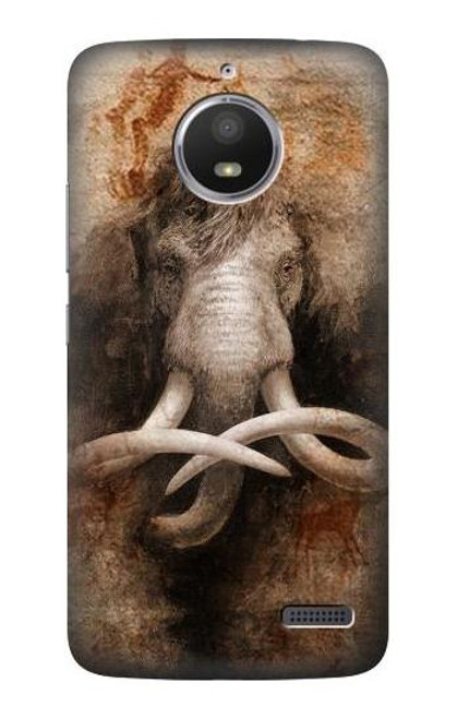 S3427 Mammoth Ancient Cave Art Case For Motorola Moto E4