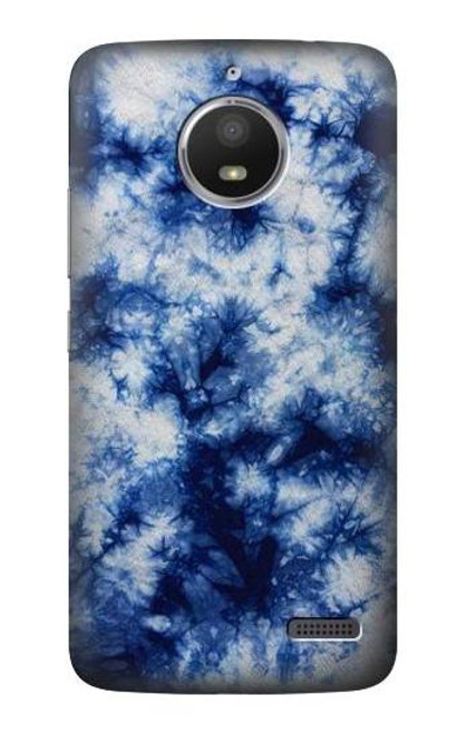 S3439 Fabric Indigo Tie Dye Case For Motorola Moto E4