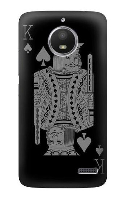 S3520 Black King Spade Case For Motorola Moto E4