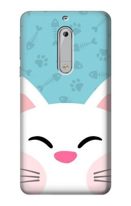 S3542 Cute Cat Cartoon Case For Nokia 5