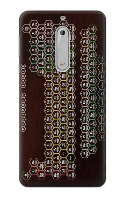 S3544 Neon Honeycomb Periodic Table Case For Nokia 5
