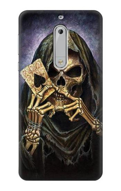 S3594 Grim Reaper Wins Poker Case For Nokia 5