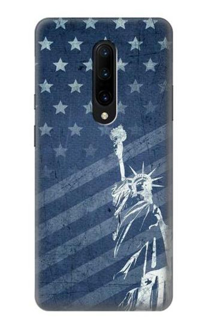 S3450 US Flag Liberty Statue Case For OnePlus 7 Pro