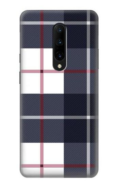S3452 Plaid Fabric Pattern Case For OnePlus 7 Pro