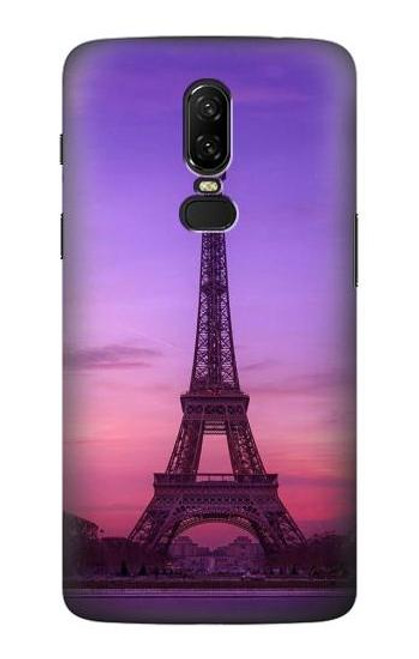 S3447 Eiffel Paris Sunset Case For OnePlus 6