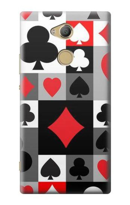 S3463 Poker Card Suit Case For Sony Xperia XA2 Ultra