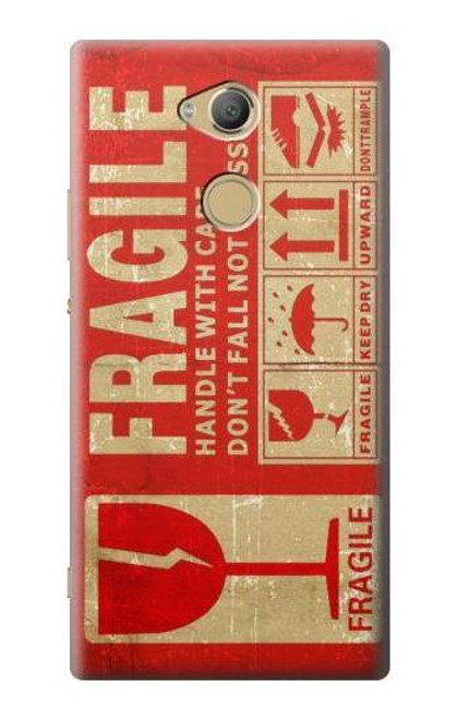 S3552 Vintage Fragile Label Art Case For Sony Xperia XA2 Ultra
