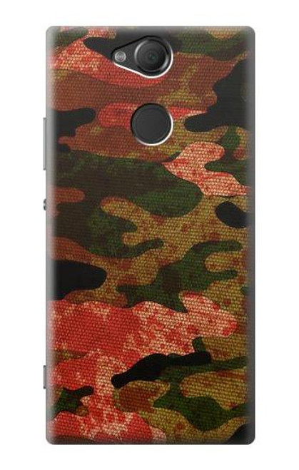 S3393 Camouflage Blood Splatter Case For Sony Xperia XA2