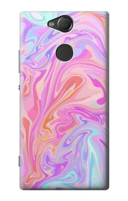 S3444 Digital Art Colorful Liquid Case For Sony Xperia XA2