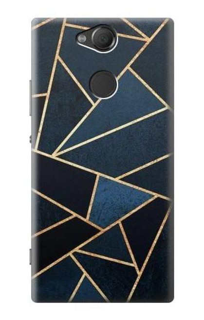 S3479 Navy Blue Graphic Art Case For Sony Xperia XA2