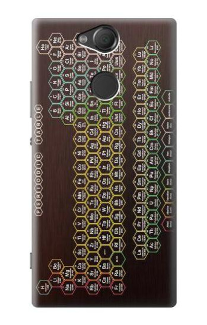S3544 Neon Honeycomb Periodic Table Case For Sony Xperia XA2