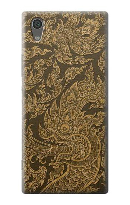 S3382 Thai Art Naga Case For Sony Xperia XA1