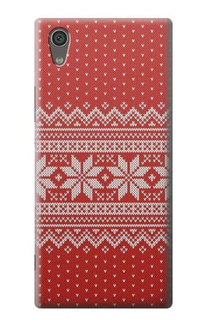 S3384 Winter Seamless Knitting Pattern Case For Sony Xperia XA1