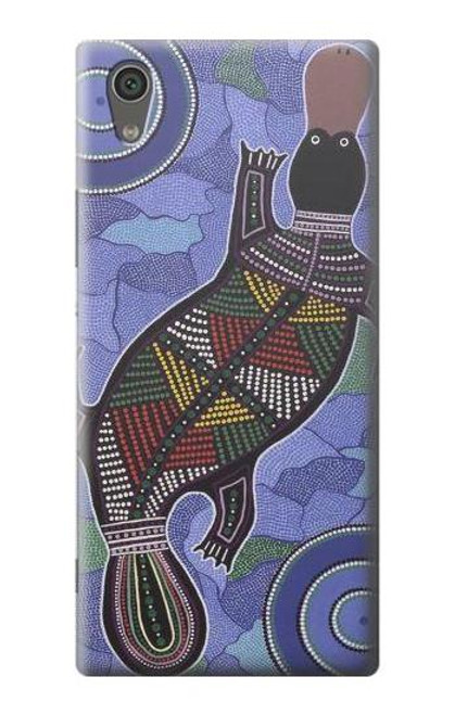 S3387 Platypus Australian Aboriginal Art Case For Sony Xperia XA1
