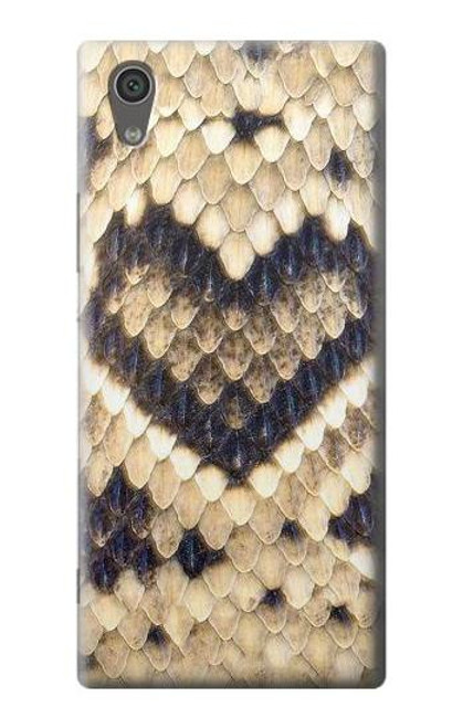 S3417 Diamond Rattle Snake Graphic Print Case For Sony Xperia XA1