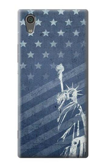 S3450 US Flag Liberty Statue Case For Sony Xperia XA1