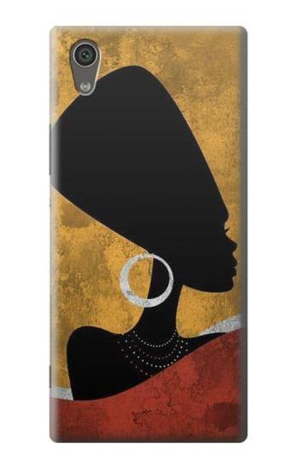 S3453 African Queen Nefertiti Silhouette Case For Sony Xperia XA1