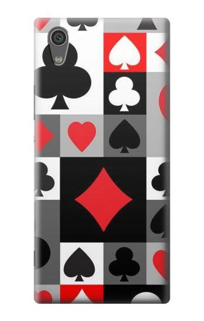 S3463 Poker Card Suit Case For Sony Xperia XA1