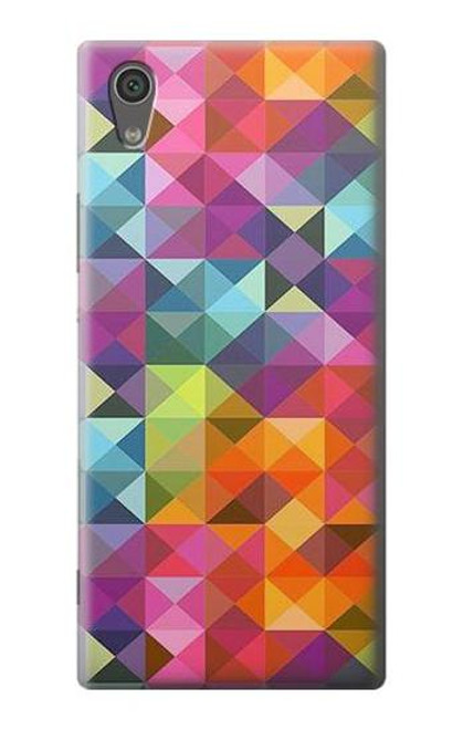 S3477 Abstract Diamond Pattern Case For Sony Xperia XA1