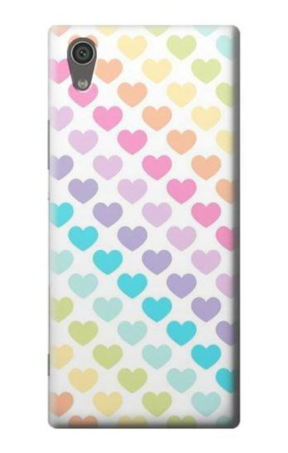 S3499 Colorful Heart Pattern Case For Sony Xperia XA1