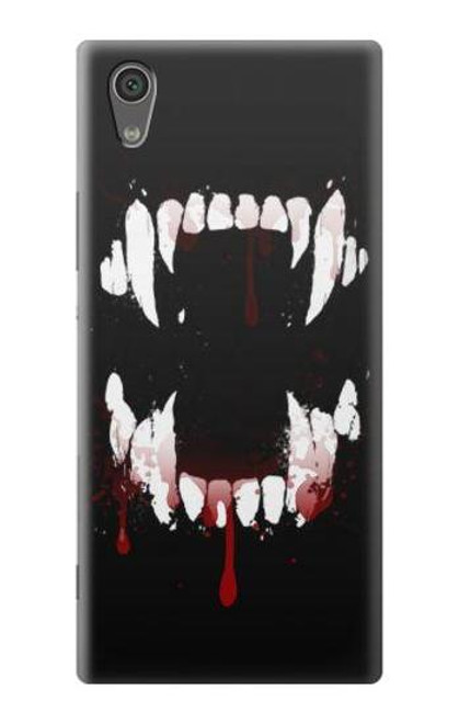 S3527 Vampire Teeth Bloodstain Case For Sony Xperia XA1