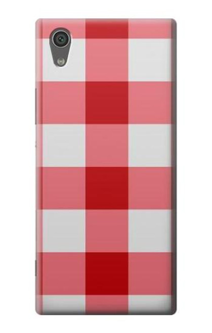 S3535 Red Gingham Case For Sony Xperia XA1