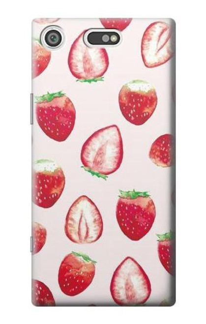 S3481 Strawberry Case For Sony Xperia XZ1