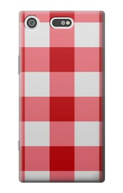 S3535 Red Gingham Case For Sony Xperia XZ1