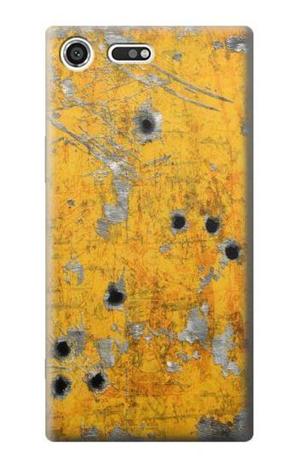 S3528 Bullet Rusting Yellow Metal Case For Sony Xperia XZ Premium